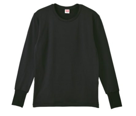 B.V.D 瞬暖 GRID-TECH クルーネック サムホール