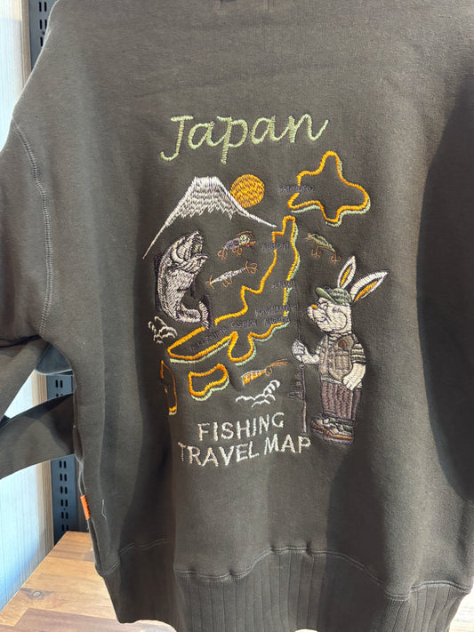 クリフメイヤー　バスフィッシング　フルジップパーカー