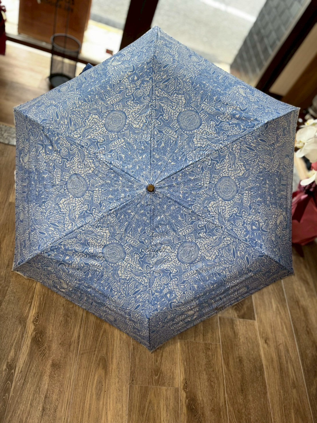 ひびのこづえ　晴雨兼用折り畳み傘　透明の国